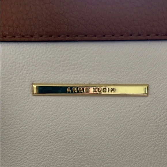 Anne Klein Black and White Satchel with Elegant Design - Picture 7 of 15